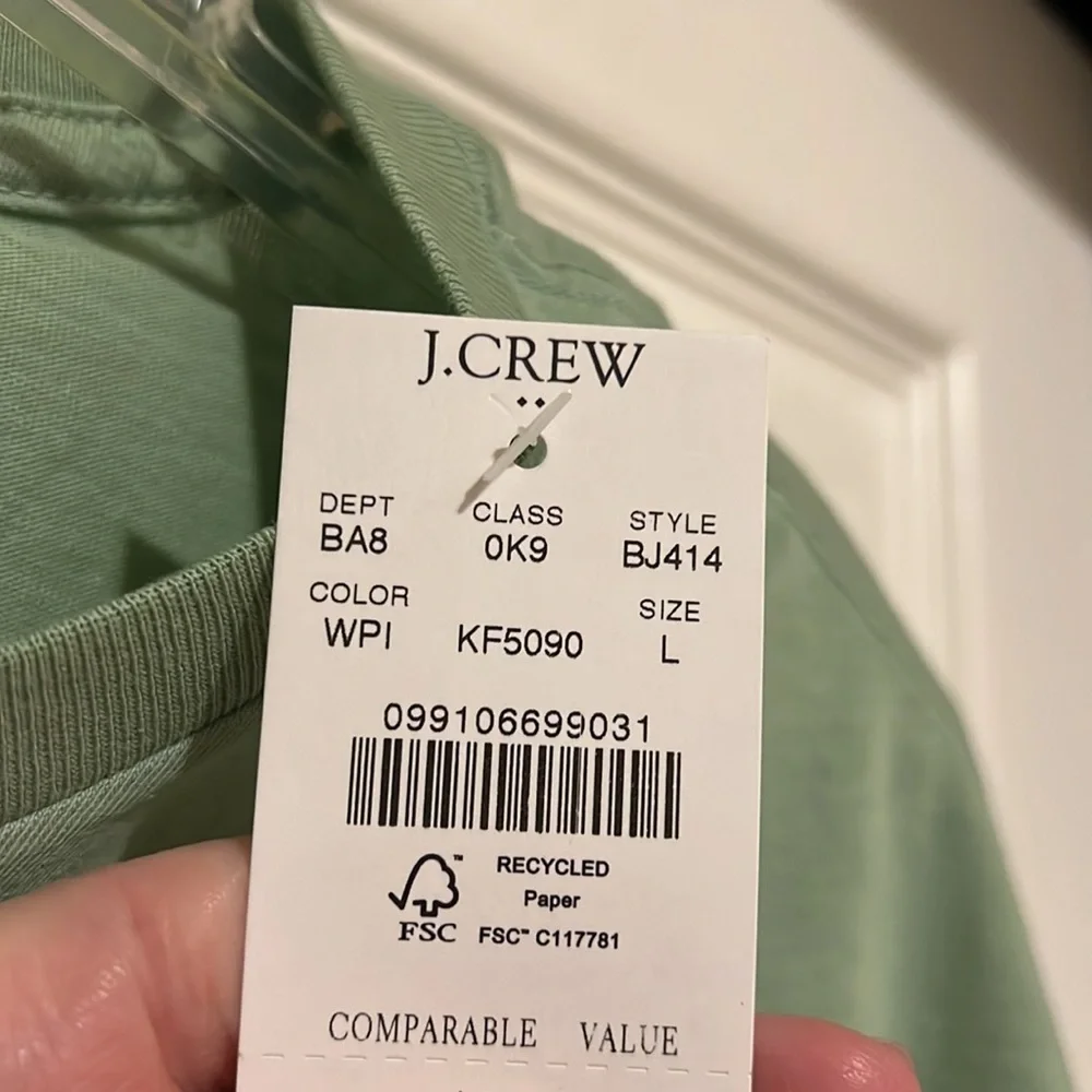 NWT J Crew Fishing dog graphic tee